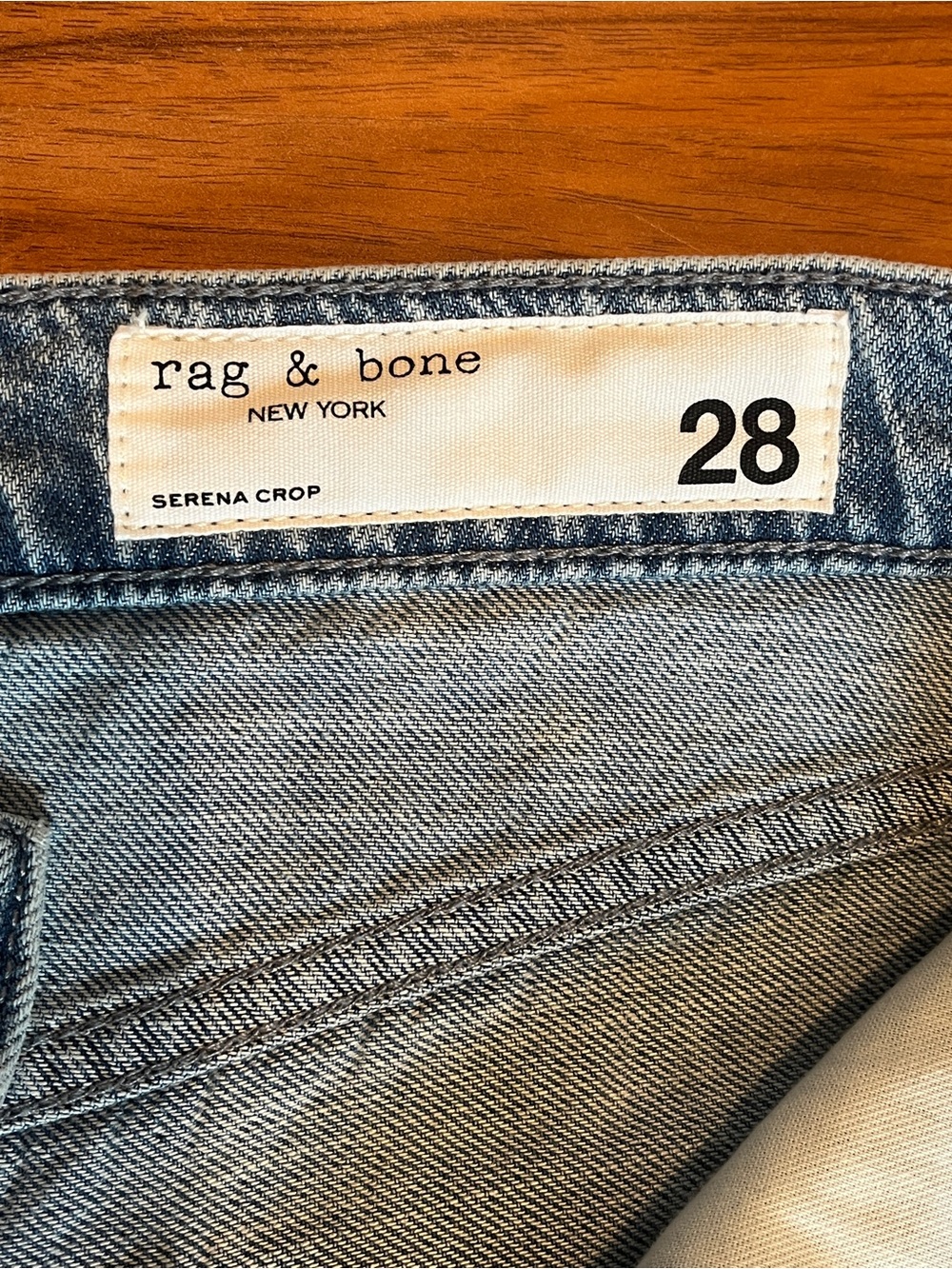 Rag & Bone Buchanan Serena High Rise Crop Jeans - size 28 - NWT - Picture 5 of 8